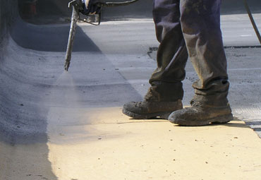 Coating systems over San Francisco spray foam roof systems